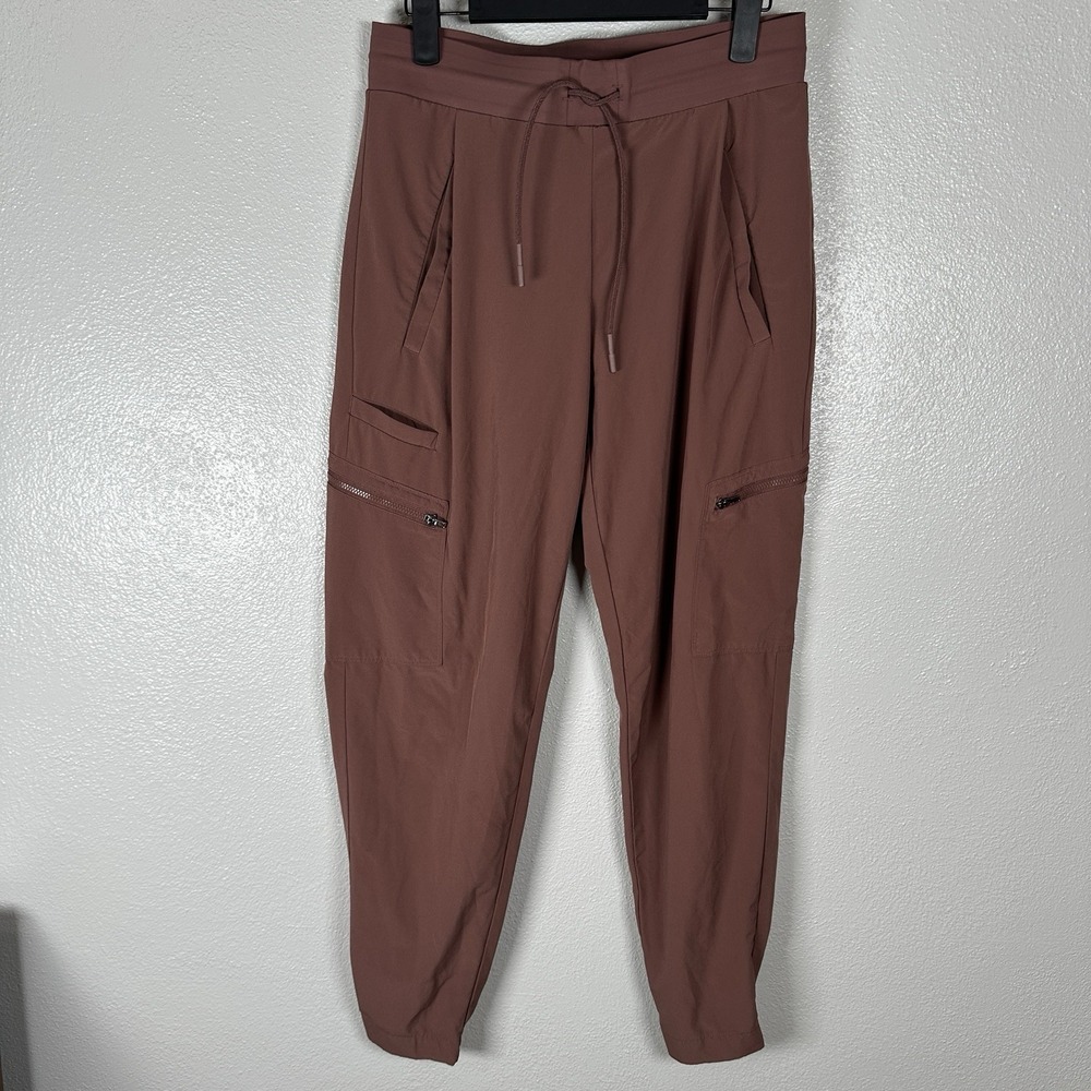 Athleta Venture Go Far Travel Pant Size 2 Pockets‎ Cargo Jogger Lightweight Rust